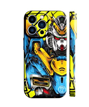 Vibrant Robot Warrior Phone Case – Durable, Eye-Catching Design For Tech Lovers