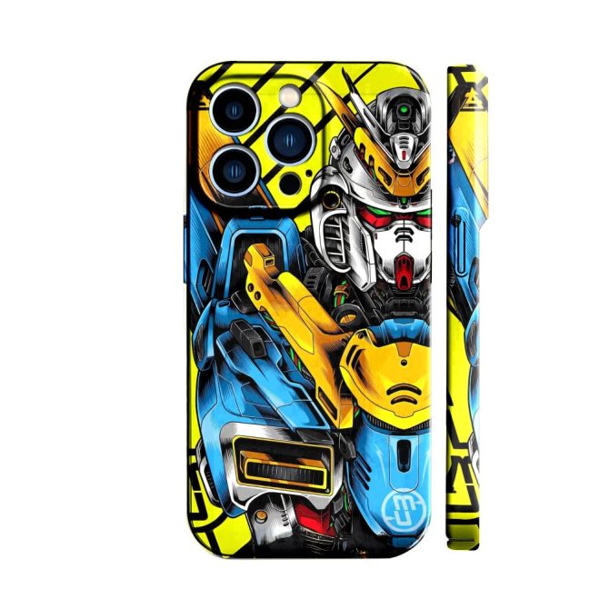 Vibrant Robot Warrior Phone Case – Durable, Eye-Catching Design For Tech Lovers