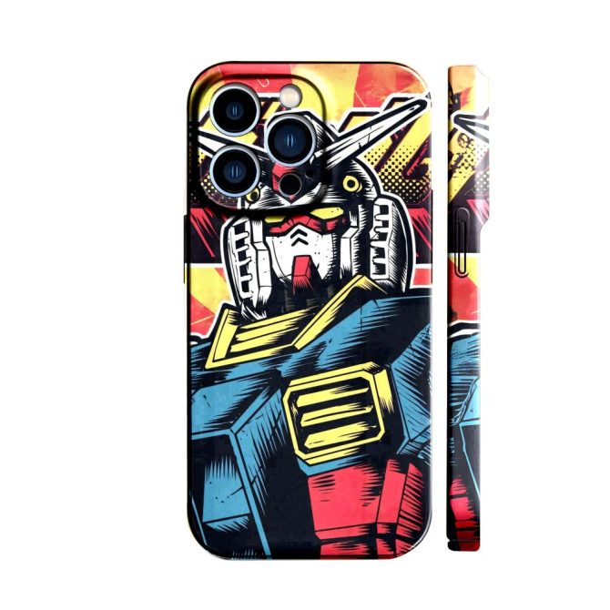 Vibrant Robot Armor Iphone Case - Durable, Stylish Design For Tech Lovers