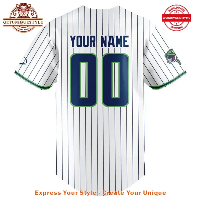 Custom Name & Number Baseball Jersey - Stripe Design, Personalized Sportswear, Worldwide Shipping - Image 2