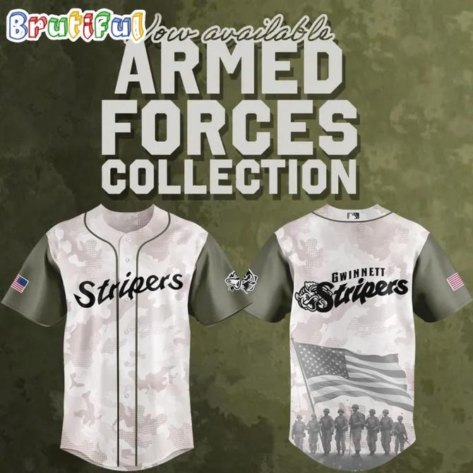 Limited Edition Armed Forces Collection Camo Baseball Jersey - Honor & Style