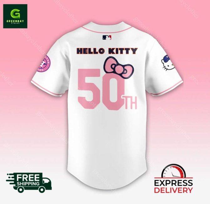 Get Your Limited Edition Houston Astros X Hello Kitty 50Th Jersey - Free Shipping! - Image 4