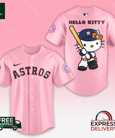 Limited Edition Hello Kitty Astros Pink Jersey – Free Shipping & Express Delivery!