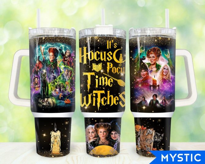 Hocus Pocus Halloween Tumbler Cup – Witchy Magic Design, 20Oz Insulated Travel Mug