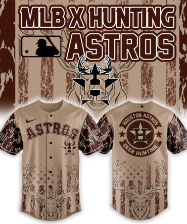 Limited Edition Mlb X Hunting Astros Jersey - Camo Design, Perfect For Fans & Outdoor Enthusiasts!