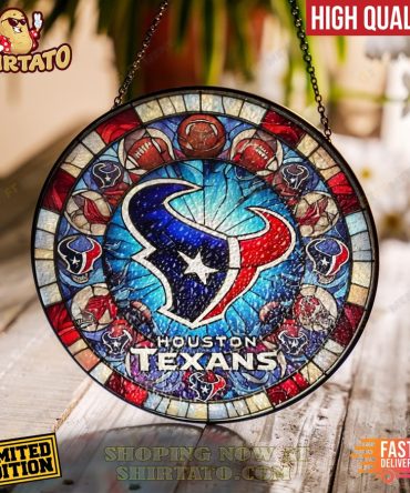 Limited Edition Houston Texans Stained Glass Art – High Quality, Fast Delivery!