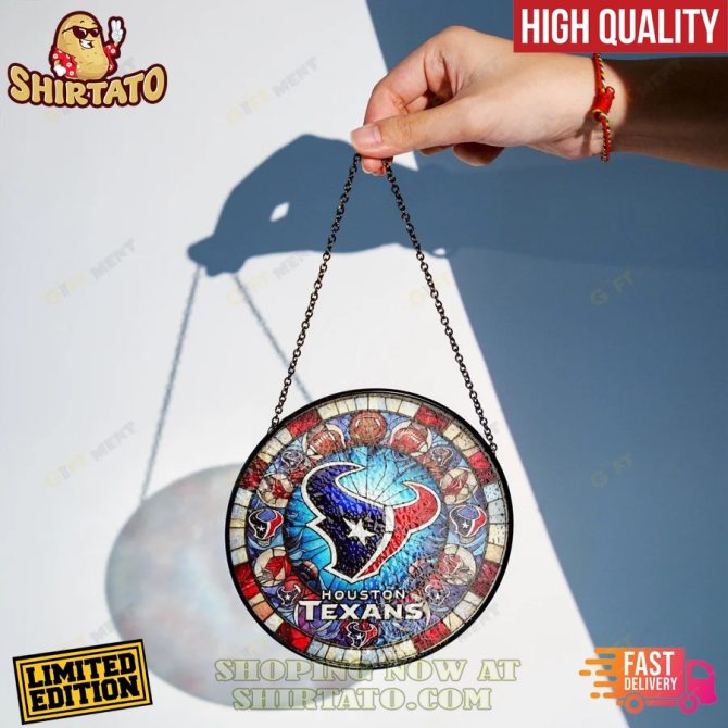 Limited Edition Houston Texans Stained Glass Art – High Quality, Fast Delivery! - Image 3