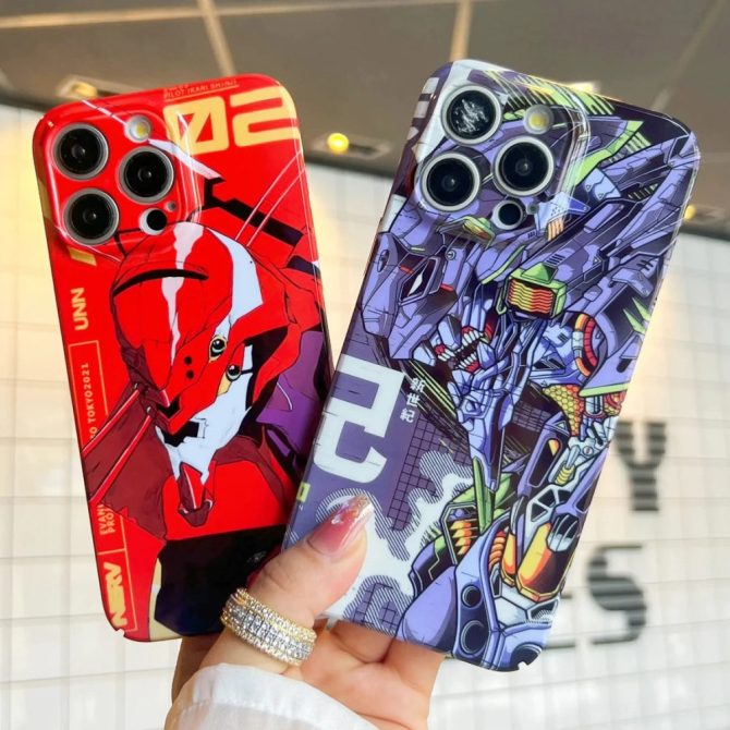 Stylish Eva Unit-01 Phone Case - Durable, Vibrant Design For Anime Fans - Fits Most Smartphones - Image 2