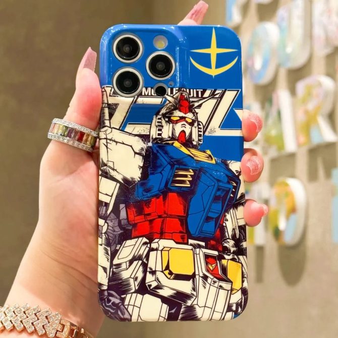 Stylish Gundam Iphone Case - Durable, Vibrant Design For Fans - Protect & Showcase Your Phone! - Image 2