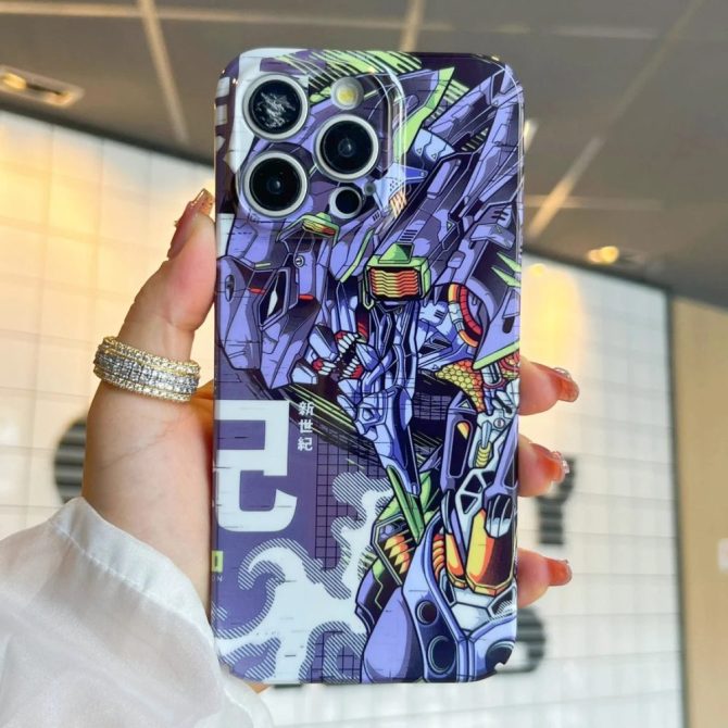 Limited Edition Anime Robot Iphone Case - Durable & Stylish Protection - Image 2