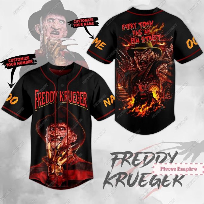 Custom Freddy Krueger Jersey - Personalized Horror Fan Apparel For Ultimate Fans