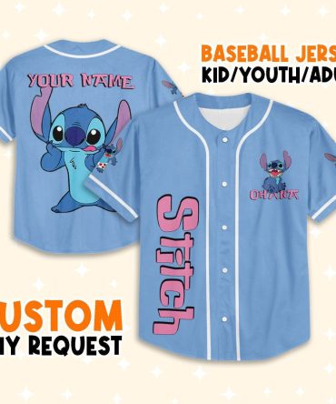 Custom Stitch Baseball Jersey - Kids/Youth/Adult - Personalized Design & Name