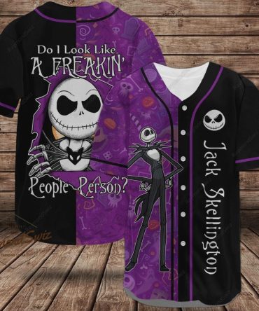 Jack Skellington Baseball Jersey - Unique Halloween Style Shirt - Perfect Gift For Fans