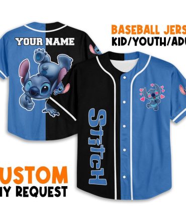 Custom Stitch Baseball Jersey For Kids/Youth/Adults - Personalized Name & Design