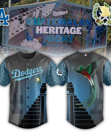 Limited Edition Dodgers Guatemalan Heritage Night Jersey - Celebrate Culture & Sport!