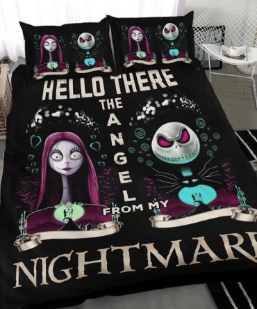 Spooky Gothic Bedding Set - Nightmare Before Christmas Inspired - Cozy & Unique Design