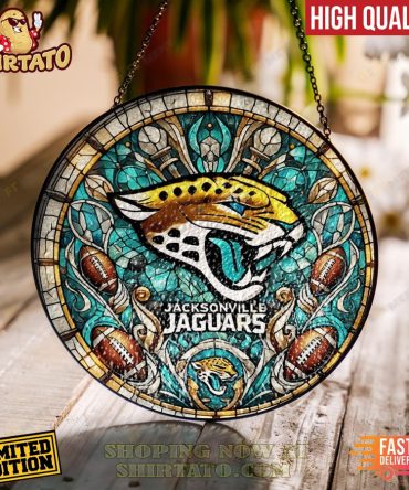 Limited Edition Jacksonville Jaguars Stained Glass Art - High Quality, Fast Delivery