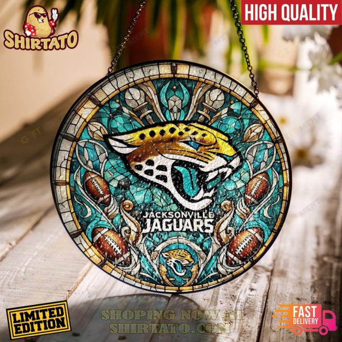 Limited Edition Jacksonville Jaguars Stained Glass Art - High Quality, Fast Delivery