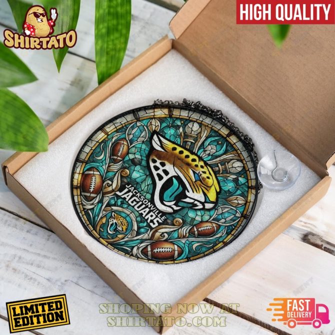Limited Edition Jacksonville Jaguars Stained Glass Art - High Quality, Fast Delivery - Image 3