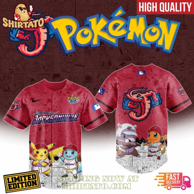 Limited Edition Pokémon Baseball Jersey - High Quality, Fast Delivery