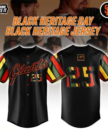 Limited Edition Giants Black Heritage Day Jersey - Celebrate In Style!