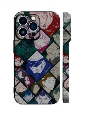 Anime Character Collage Phone Case - Stylish & Durable Protection For Fans