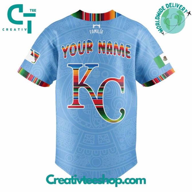 Customizable Kc Royals Mexican Heritage Night Jersey - Unique Design, Worldwide Shipping! - Image 3
