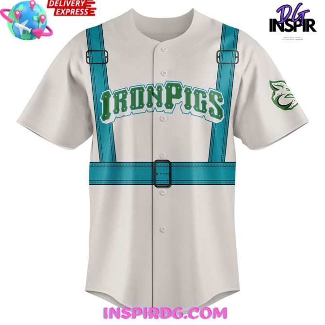 Custom Ironpigs Baseball Jersey - Personalized Name & Number - Limited Edition Design - Image 2