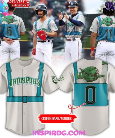 Custom Ironpigs Baseball Jersey - Personalized Name & Number - Limited Edition Design