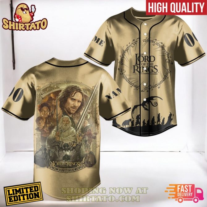 Limited Edition Lord Of The Rings Baseball Jersey - High Quality, Fast Delivery