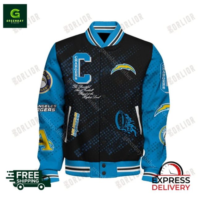 Official Los Angeles Chargers Varsity Jacket Express Delivery - Image 2
