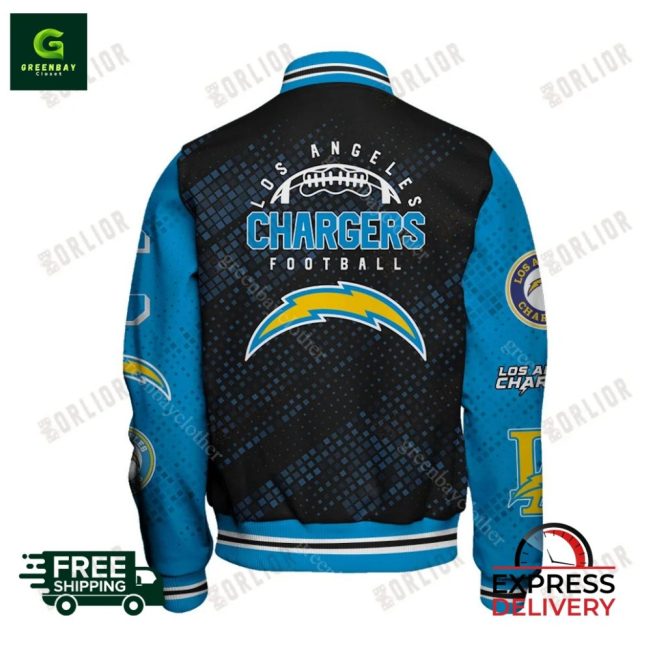 Official Los Angeles Chargers Varsity Jacket Express Delivery - Image 3