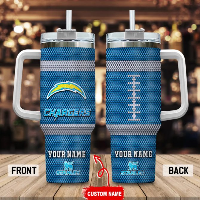Custom Nfl Team Tumbler With Handle - Personalized Stanley Cup Design