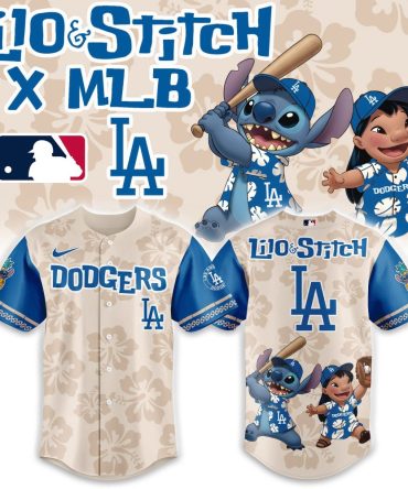 Lilo & Stitch X Mlb Dodgers Jersey - Limited Edition Fan Gear For Kids & Adults
