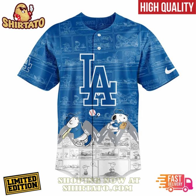 Limited Edition La Peanuts Night Baseball Jersey - High Quality, Fast Delivery - Image 2