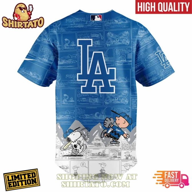 Limited Edition La Peanuts Night Baseball Jersey – High Quality & Fast Delivery! - Image 3