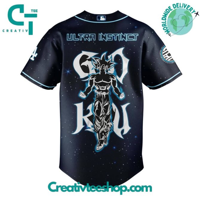 Limited Edition Ultra Instinct X Dodgers Jersey - Anime-Inspired Baseball Shirt - Image 3