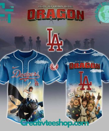 Limited Edition Dodgers X How To Train Your Dragon Jersey – Perfect For Fans!