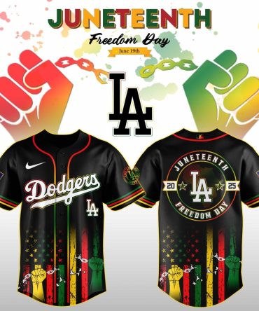 Celebrate Juneteenth With La Dodgers Freedom Day Baseball Jersey - Limited Edition