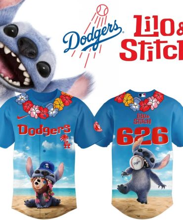 Exclusive Dodgers X Lilo & Stitch Hawaiian Jersey – Limited Edition Baseball Fan Gear