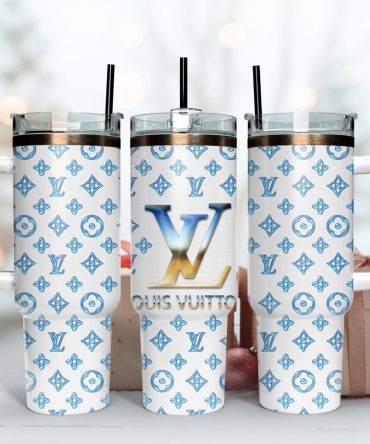 Louis Vuitton Stanley Cup, 40 Oz Tumbler With Handle, Stylish & Insulated For Hot/Cold Drinks - Perfect Gift