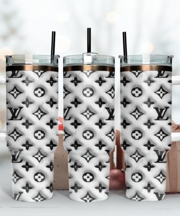 Louis Vuitton Stanley Cup, 40 Oz Tumbler With Handle, Stylish & Insulated For Hot/Cold Drinks - Perfect Gift