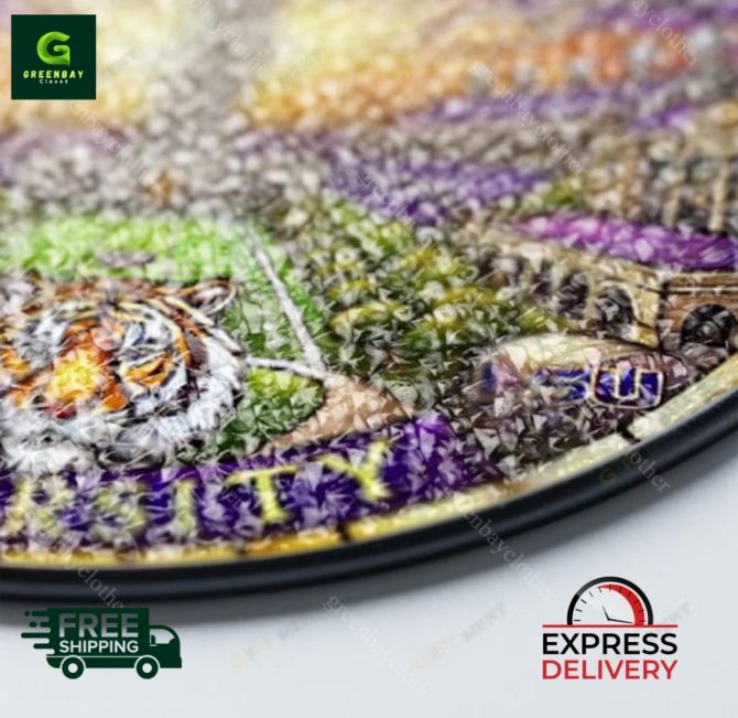 Louisiana State University Stained Glass Suncatcher - Free Shipping & Express Delivery - Image 4