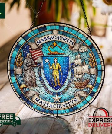 Stunning Massachusetts Stained Glass Sun Catcher