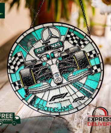 Mercedes-Amg F1 Stained Glass Art - Free Shipping & Express Delivery!