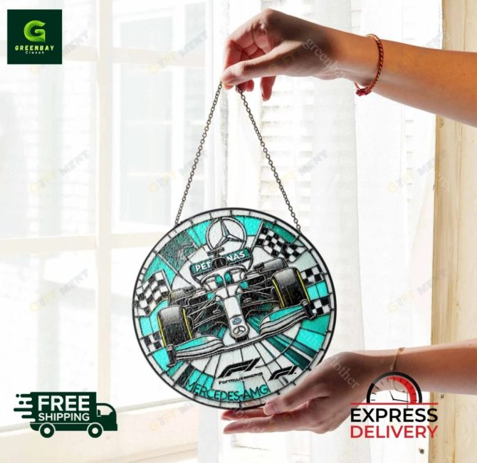Mercedes-Amg F1 Stained Glass Art - Free Shipping & Express Delivery! - Image 2
