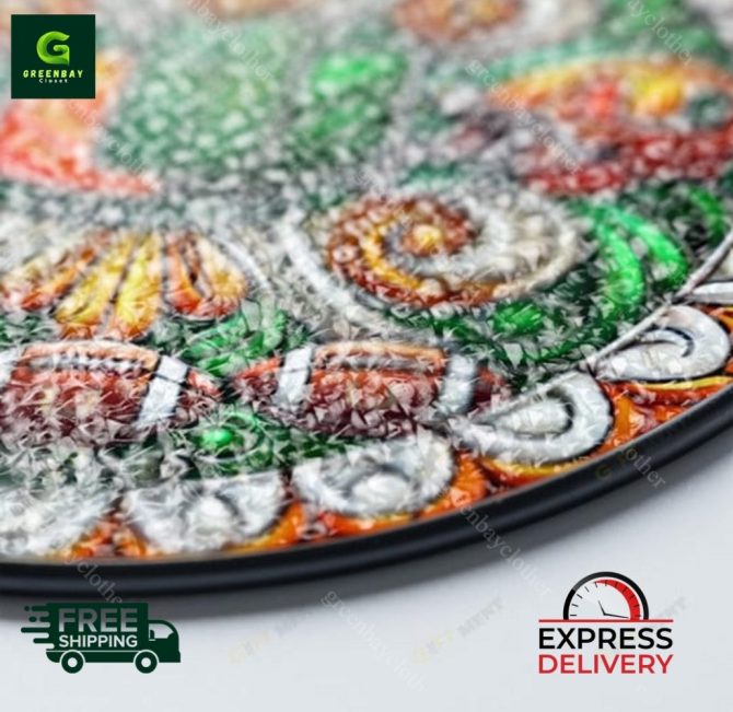 Miami Hurricanes Stained Glass Sun Catcher - Unique Home Decor , Free Shipping & Express Delivery! - Image 4