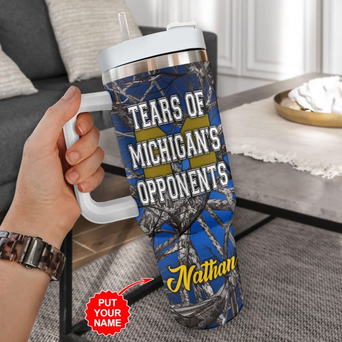 Custom Michigan Mug - Tears Of Opponents & Michigan Vs Everybody Design - Personalized Gift - Image 2