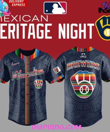 Limited Edition Mexican Heritage Night Milwaukee Brewers Jersey - Celebrate In Style!