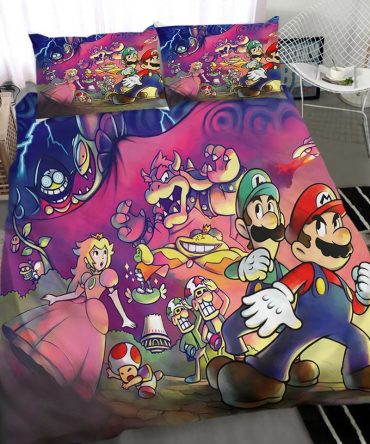 Colorful Gaming Character Bedding Set – Soft, Cozy, And Perfect For Gamers' Bedrooms!